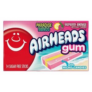 Airheads gum raspberry lemonade